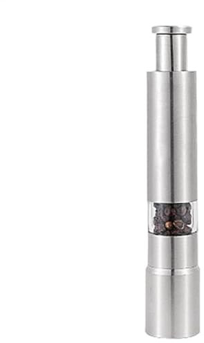 Stainless Steel Pepper Grinder - Manual Stainless Steel Pepper Grinder,Multipurpose Kitchen Gadget, Labor-Saving Cumin Mill for Home, Outdoor Picnic
