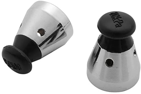 Ujjdwiurgh Pressure Cooker Relief Jigger Valve 1.5 Inch High 2Pcs Black