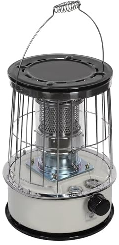 Patio Heaters - Kerosene Heater Gas Camping Paraffin Heaters For Home Indoor Portable Heating Stove Oil 360° Surround Burner W/6L Fuel Tank Ice Fishing W/Frame With Handle Outdoor Patio Deck
