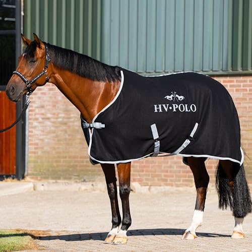 HV Polo Fleecedecke HVPSasha Black Abschwitzdecke, Größe:145cm