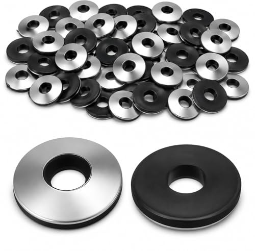 50 Stück EPDM Dichtscheiben M8 x 19 mm Dichtungsscheiben, EPDM Unterlegscheiben, mit Neoprenbeschichtung Unterlegscheiben aus Edelstahl Beilagscheibe für Bohrschrauben Spenglerschrauben