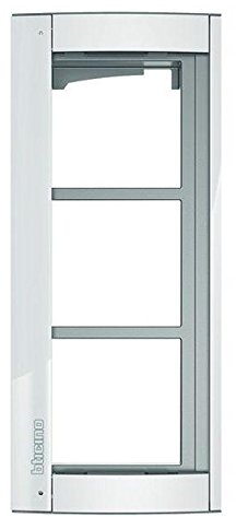 BTicino 350232 Châssis et Cadre Support Sfera New, 3 Modules, Blanc