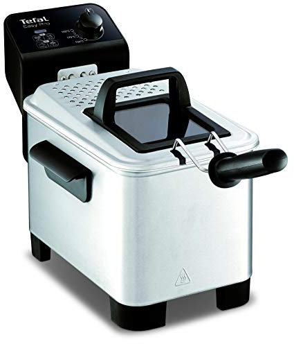 Tefal Deep Fryer Easy Pro, Stainless Steel, 3L capacity, 1.2kg, 4 Portions, 2100W, Semi Pro, Kitchen Fryer, Compact, Chips, Easy Cleaning, FR333040