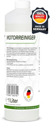 Flotex® Motorreiniger - 1L Konzentrat – Reiniger-Konzentrat für den Motor - Motorraum Reiniger & Entfetter - Motorsystemreiniger & Pflege von Auto, Motorrad & Anderen Kfz