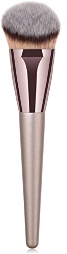 Pennello professionale angolato per fondotinta, pennello Kabuki sintetico di alta qualità, pennello per bronzer, pennello per contouring, applicatore cosmetico per miscelare polvere liquida BB Cream