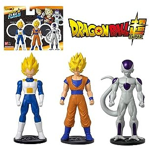 BANDAI - Figur - Dragonball Super - Flash - 10cm - 3 Stück - 37235