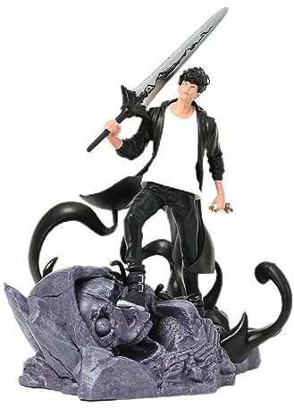 EyLuL 18cm.Solo Leveling Sung Jin Woo PVC Figur Sammeln Model Figur Anime Spielzeug