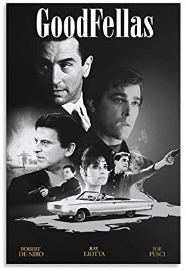 DAGUYS Vintage Goodfellas Filmposter 17 Bilddruck, Wandkunst, Poster, Gemälde, Leinwand, Poster, Kunstwerke, Raumästhetik, 30 x 45 cm