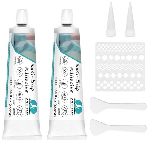 Sock Stop 100ml Non-Slip Glue, Clear, Waterproof Fabric Paint for Non-Slip Socks, Hangers, Carpets, Bathroom Mats - Latex-Free, Water-Based, Odorless, Washable