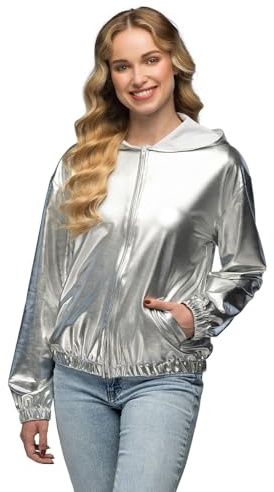 Boland - Veste Rave au look métallisé