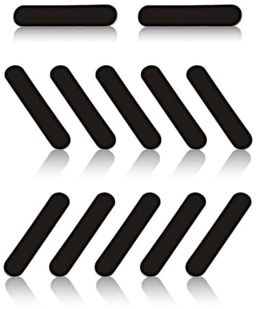 SCJJZ 12 pcs Bleiband für Tennisschläger,5g Bleiband Selbstklebend Golf, Erhöhen des Gegengewichts,Schwarz Pickleball Paddel Bleiband Bleiband Selbstklebend zum Schutz des Paddelkantenschutzes