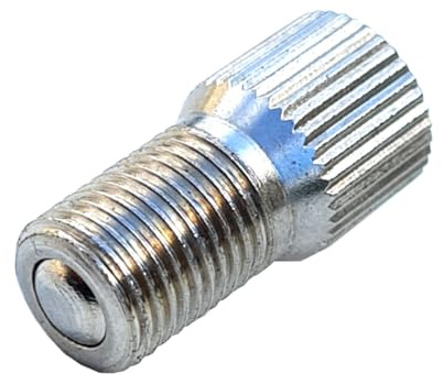 Ventilverlängerung gerade - zum Befüllen von Membran-Ausdehnungsgefäßen, verlängert kurze Ventile <9 mm, aus Messing für Heizungsanlagen, passend zu unserem Set Gefäßfüller + Adapter
