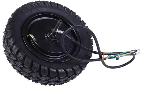 AKLOSIPY Motore con Senza Spazzole, Ruota per Scooter Elettrico 11 Pollici 500 1800 W IPX6 con Pneumatico Gonfiabile, Kit di Accelerazione Rapida Adatto per Moto Elettrica, Bici