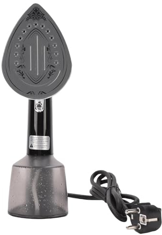 Cuifati Plancha de de Mano para Ropa con Tanque de Agua Visible Capacidad de 250 ML Ideal para Viajes Negro