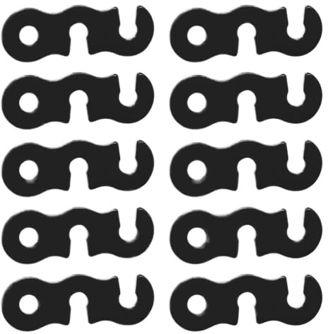 IRGVJIFR Tenditori per Corde 10/20 pz/Set Tenda Paracadute Corda Fibbia in Lega di Alluminio Cavo Tenditori Kit Fissaggio per Il Campeggio