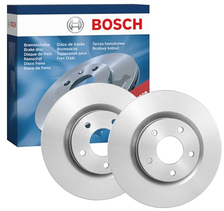 Juego de 2 Discos de Freno Bosch BD1201 - Discos Ventilados de 295.8 mm - Eje Delantero - Certificación ECE-R90 - Buena refrigeración, frenado fiable, protección anticorrosión - 1 Juego de 2 Discos