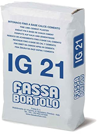 Intonaco di finitura per interni/esterni 30Kg IG21 Fassa - Colore: BIANCO