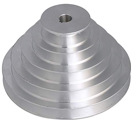 CNBTR Riemenscheibe, 14 mm Bohrung, 54 mm – 150 mm Außendurchmesser, 5 Schlitze, Typ A, V-förmig, 5 Stufen, Riemenscheibe, 12,7 mm