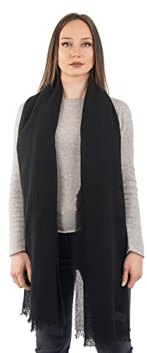 Dalle Piane Cashmere – Pashmina tillverkad av 100 % kashmir – tillverkad i Italien – för kvinnor, en storlek