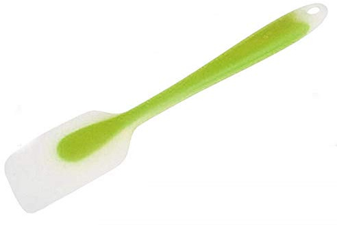 Spatola silicone torte cucchiaio spatola antiaderente flessibile 21 cm x 4 cm verde utensili cucina accessori dolci pasticceria idea regalo natale compleanno festa