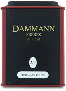 Dammann Nuit à Versailles - Thé vert avec bergamote, kiwi et pêche jaune, boîte 100g - Dammann Frères