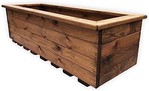 Simply Wood Trough Wooden Garden Planter – EXTRA LARGE PLUS – Sale!!! I