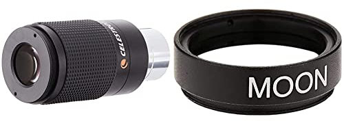 Celestron 1,25'' 28-24 mm Okular Zoom, 93230 & 94119-A 1,25'' Mondfilter