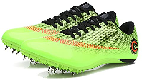 Männer Frauen Laufschuhe Trainingsschuhe Leichtathletik Sprint Spikes Männliche Leichte Trainingsschuh Lace Up Atmungsaktive Turnschuhe Spike-Schuhe Tragen Geeignet Für Professionelle Sportschuh