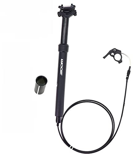 YTLT Fahrrad Sattelstütze, MTB Rennrad 27.2mm,28.6mm,30.0mm,30.4mm,30.8mm,31.6mm,33.9mm Dropper Sattelstütze, Travel 80mm Remote-Tropfen Intern Hydraulische Sattelstütze Fahrradteile,30.4mm