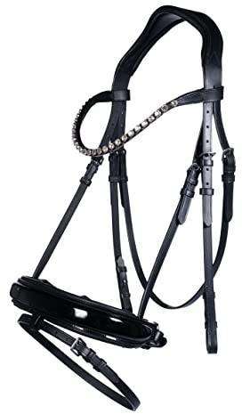 HKM Fleur Trense Schwarz Warmblut