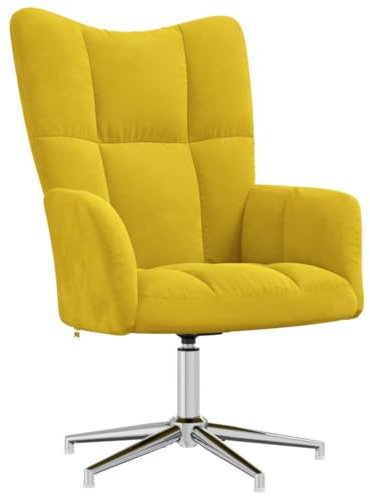 vidaXL Relaxsessel Senfgelb Samt