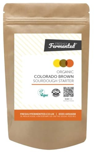 Freshly Fermented - Certified Organic Fresh Sourdough Starter, Colorado Brown