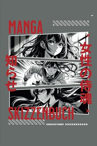 Manga Skizzenbuch: 6x9 (ca. DIN A5) Zeichenbuch für Manga, Anime und Comics – 110 Seiten – Softcover: Kunst- und Zeichenblock für kreative Ideen – ... für Manga, Anime und Comic Zeichnung