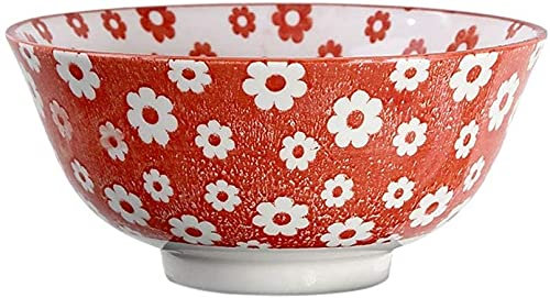 KWMAEEUID Cuencos para Pasta Cuencos Cuenco de cerámica Restaurante en casa Ramen Plato de Ensalada de Frutas Vajilla práctica Utensilios de Comida Cuenco Azul de 16,4x7,5 cm Ensaladeras
