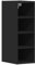 vidaXL Armario Colgante de Cocina contrachapada Negro 20x29,5x60 cm, Armario de Cocina, Armario, Armario de Pared, Armario de Almacenamiento, aparador