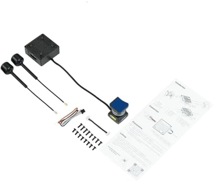 Walksnail Avatar Moonlight Kit Kompatibel mit FPV-Drohne mit 4K 60FPS Starlight-Kamera, integrierte EIS 160-Grad-FOV-Doppelantennen, kompatibel mit ähnlichen Geräten