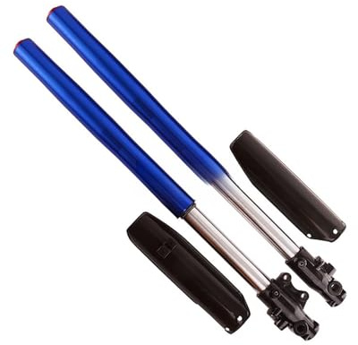Amortissement Suspension Fourche Avant Inversée De 710 Mm Pour Moto Tout-terrain Apollo CRF KLX, Avec Amortisseur Et Protection Antichoc(Blue)