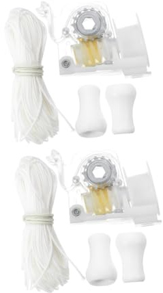 INOOMP 2juegos Enrollador De Cordón para Persianas Metros Reemplazo De Mecanismo De Inclinación Horizontal para Sala De Estar Dormitorio y Oficina Reparación De Persianas Horizontales