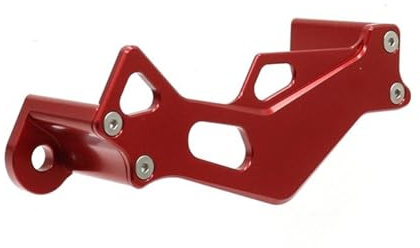 Protector de disco de rueda Adatto per KAWASAKI KX250 KX 250 2019-2021 KX250F KX 250F 2004-2018 Protezione per pinza freno posteriore per moto(B-Red)