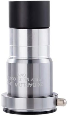 Lente multifunción 2X Barlow, metal ligero, 2X, lupa de aumento para entretenimiento familiar y educativo