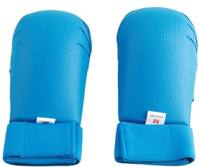 A Pair of Boxing Gloves Karate Hand Protector with Thumb for Martial Arts Sports Game Training(White)
