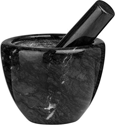 Mortar and Pestle, Black Marble