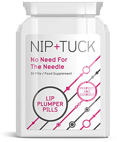 NIP & TUCK Lip Plumper PILLS keine Notwendigkeit für die Nadel LIP FÜLLER GRÖSSERE LIPPEN