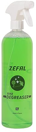 ZEFAL Bike Degreaser - Produit Dégraissant Vélo Efficace - Nettoyant Freins Chaine et Disques Velo - Action Détergente et Dégraissante - 1 Litre