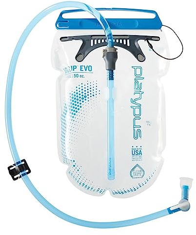 Platypus Big Zip Réservoir d'eau pour Sac à Dos d'hydratation, 1,5 l, Evo avec Valve à débit Rapide