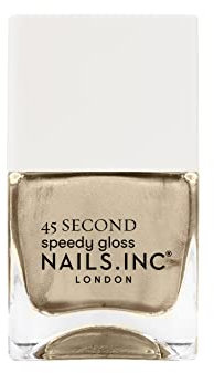 Nails.INC 45 Second Speedy Gloss Call Me In Covent Garden Nagellack, Pilzgrau