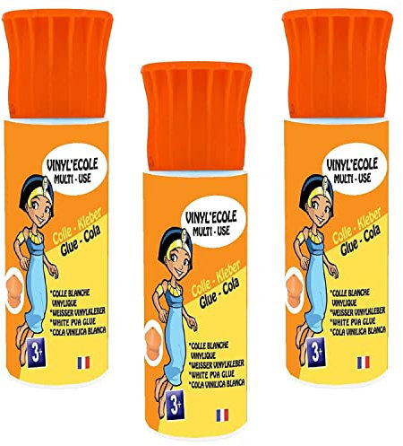 CLÉOPÂTRE 3 Stück Vinyl-Kleber Vinyschole Flaschenaufsatz 25 g