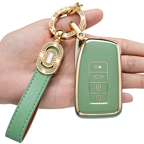 LJMTBKAN TPU Key Fob Case Cover Suitable for Lexus RX ES GS LS NX RS GX LX RC LC Smart Key Fob