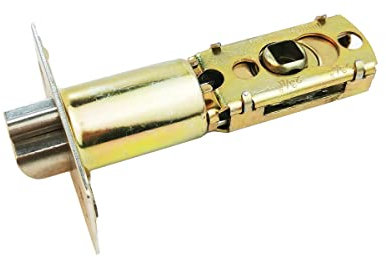 Qrity 1 Pièce Loquet Tubulaire, Loquet à Mortaise 70/60 mm, Serrure de Porte Intérieure Avec et Mortaise, Serrures Tubulaires, pour les Poignées de Porte et Les Serrures à Les Portes Intérieures