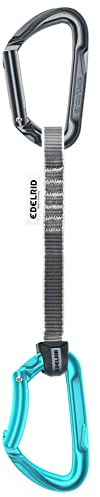 EDELRID Express Set Pure - 16 mm Sling with Antitwist, Colour: Slate Icemint, Size: 10 cm
